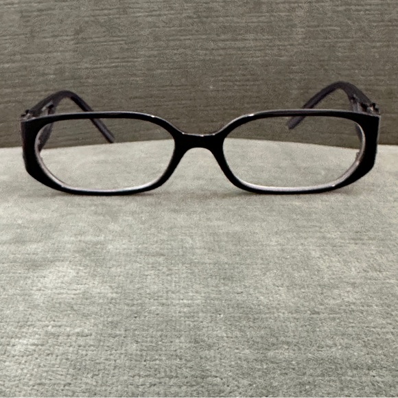 CHANEL Black Rectangular Glasses 1504 c.971 - Picture 1 of 8